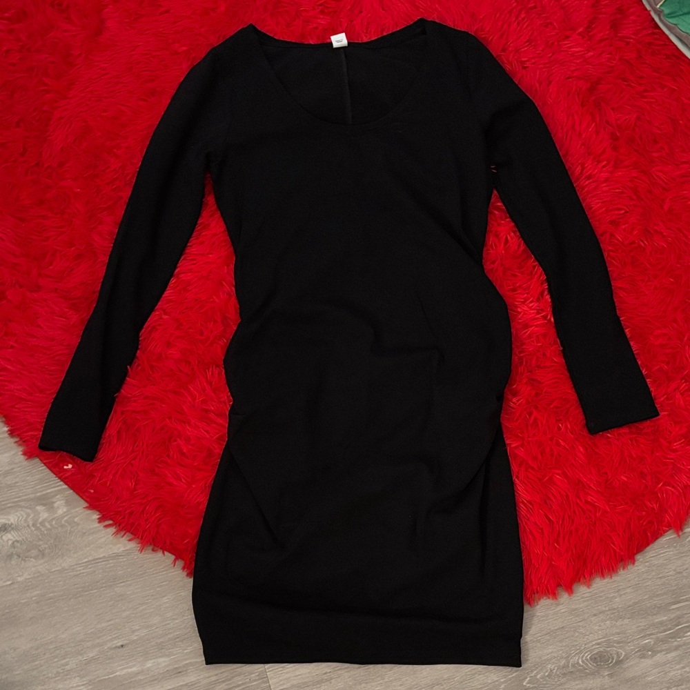 Old Navy Black Long Sleeve Dress